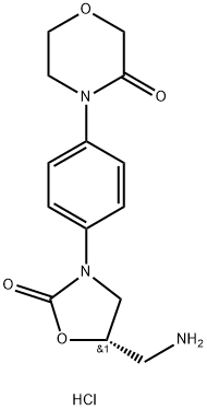 (S)-4-(4-(5-(аминометил)-2-оксооксазолидин-3-ил)фенил)морфолин-3-он.HCl