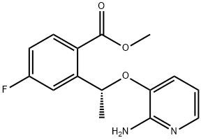 метил(R)-2-(1-((2-аминопиридин-3-ил)окси)етил)-4-флуоробензоат